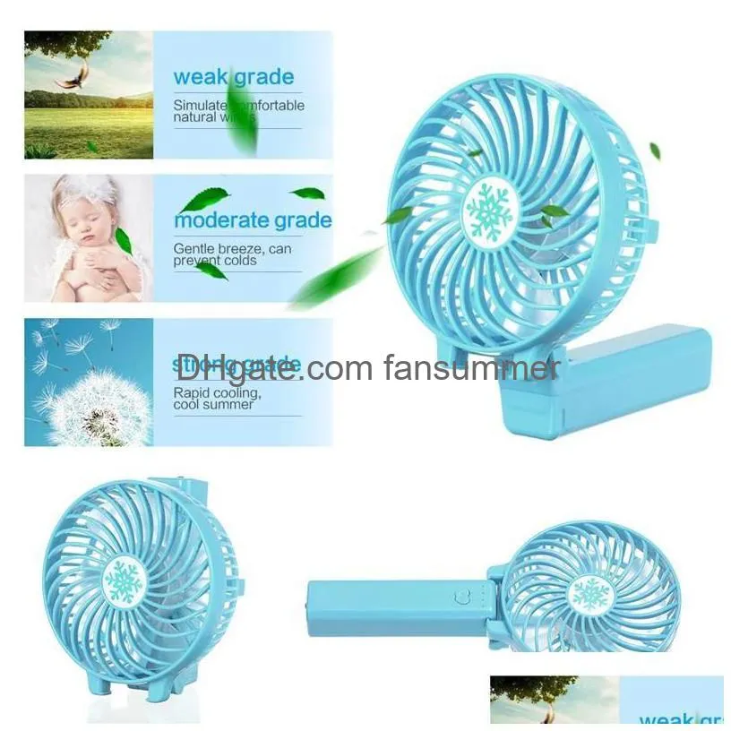 usb rechargeable fan ventilation foldable air conditioning fan foldable cooler mini operated hand held cooling fan for