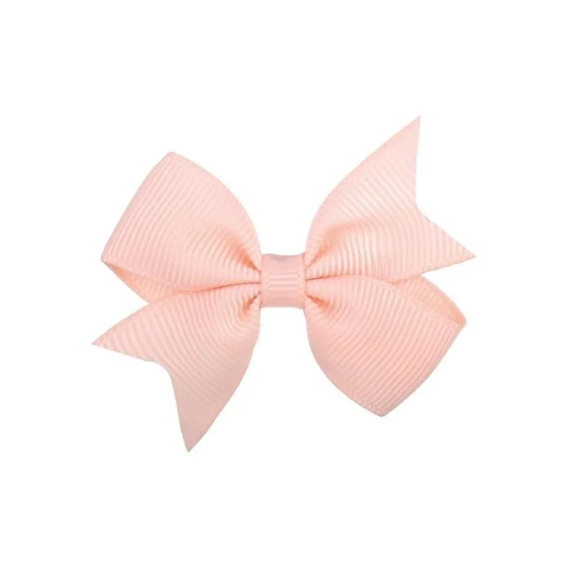 solid color grosgrain ribbon hair accessories hair clips cute girls mini bow hairpins boutique barrettes kids headwear