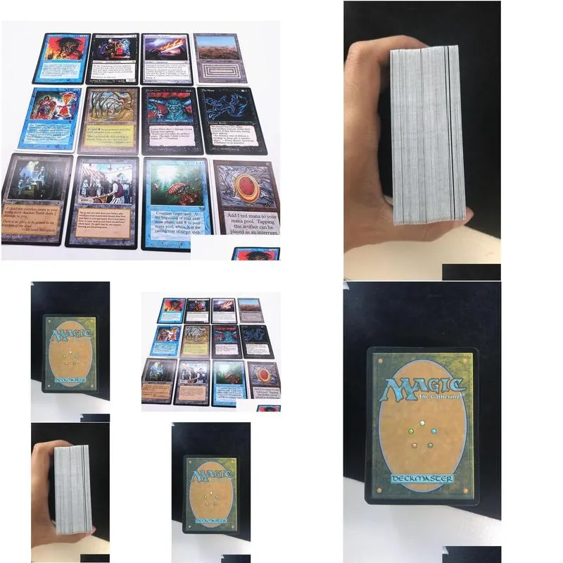  sell do the good quality 100pcs/lot magic cards board games by yourself english version tcg playing cards
