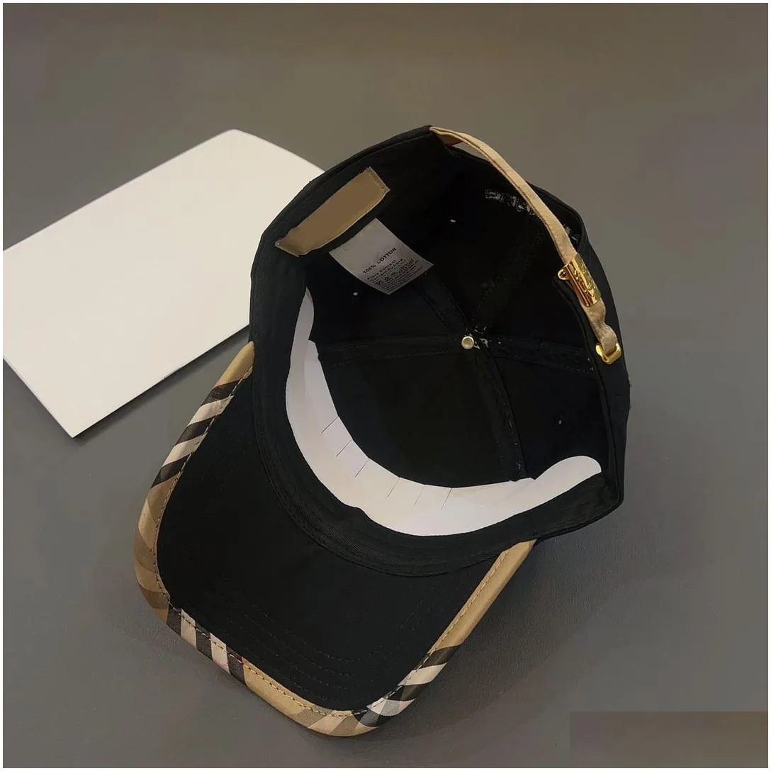 casquette designers hat luxury fashion letters baseball cap stripe stitching women men sports ball caps outdoor travel sun hat very