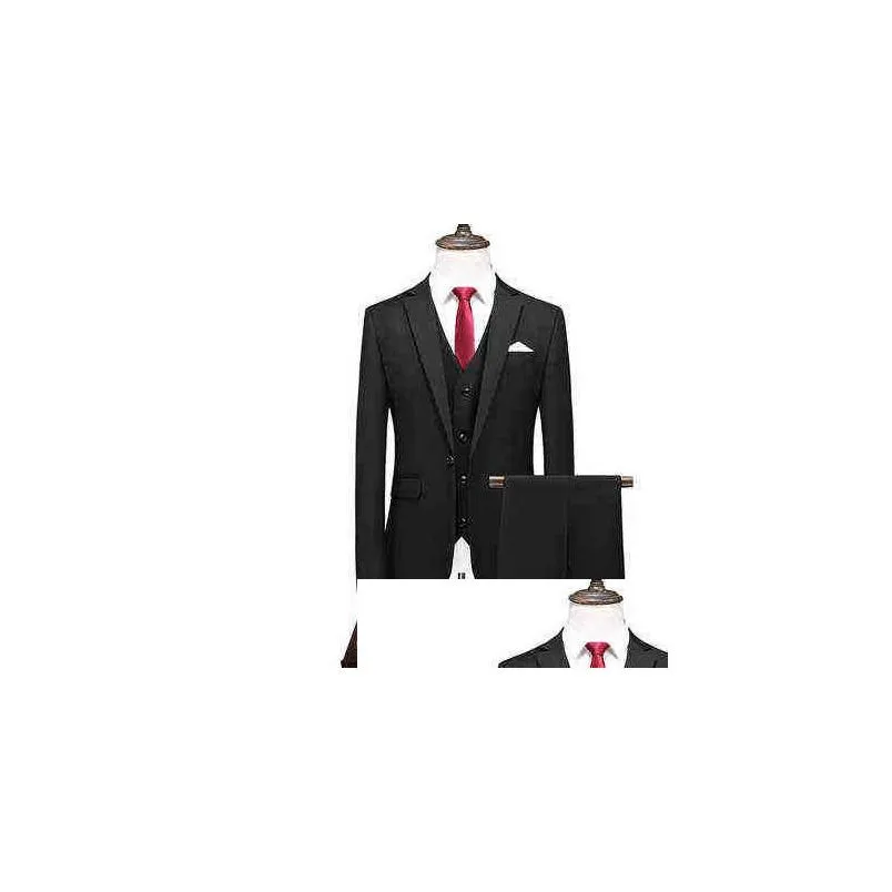 suits blazers 17 colors highend custom suit threepiece men slim tuxedo men wedding prom dress plus size 6xl j220906