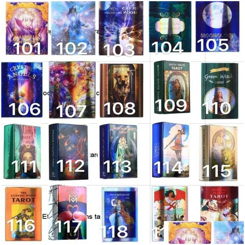 card games 220 styles tarots witch rider smith waite shadowscapes wild tarot deck board game cards with colorful box english version