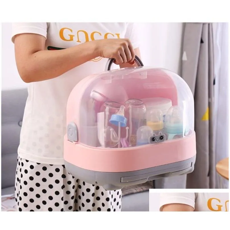 baby bottle drying rack 3 colors baby feeding bottles cleaning drying rack storage nipple shelf baby pacifier feeding cup holder 21c3