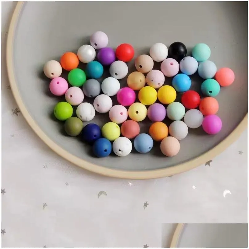 soothers silicone beads grade round 9mm 12mm 15mm 19mm baby teething toys diy pendant necklace silicone teeth 2007 y2