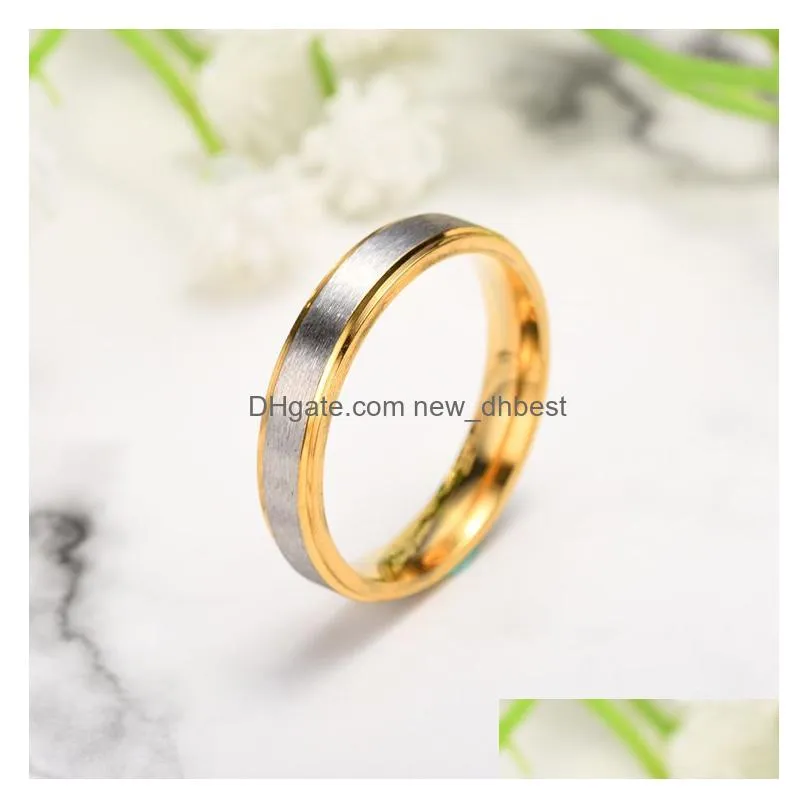 stainless steel diamond ring couple rings new women engagement wedding rings mens ring fashion jewelry