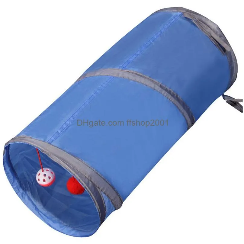 pet train dog cat tunnel collapsible passage cat toys training home pet product gift
