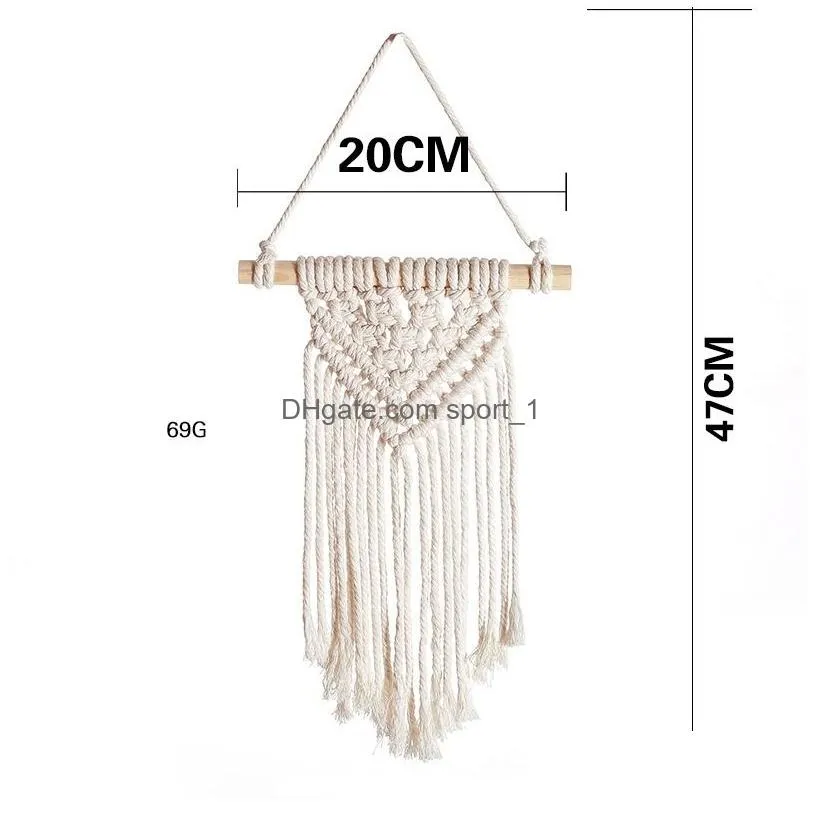 macrame wall hanging tapestry diy handmade woven home decor for bedroom woven boho tapestry hanging