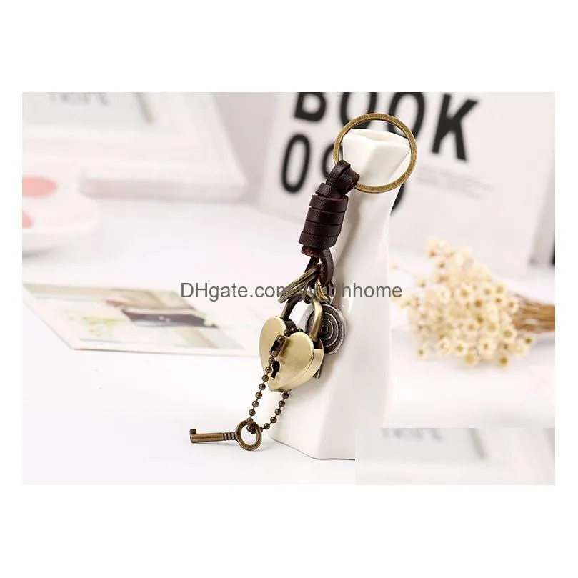 heart key ring antique silver letter tag keychain holders bag hangs fashion jewelry drop ship