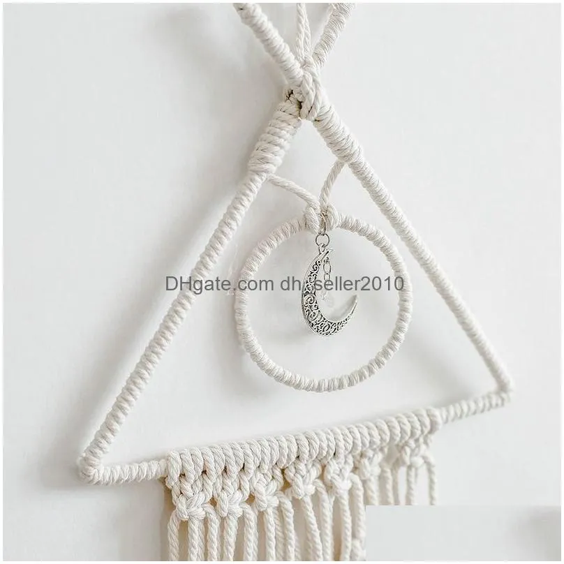 woven macrame wall hanging tapestry home decor for bedroom woven boho tapestry hanging