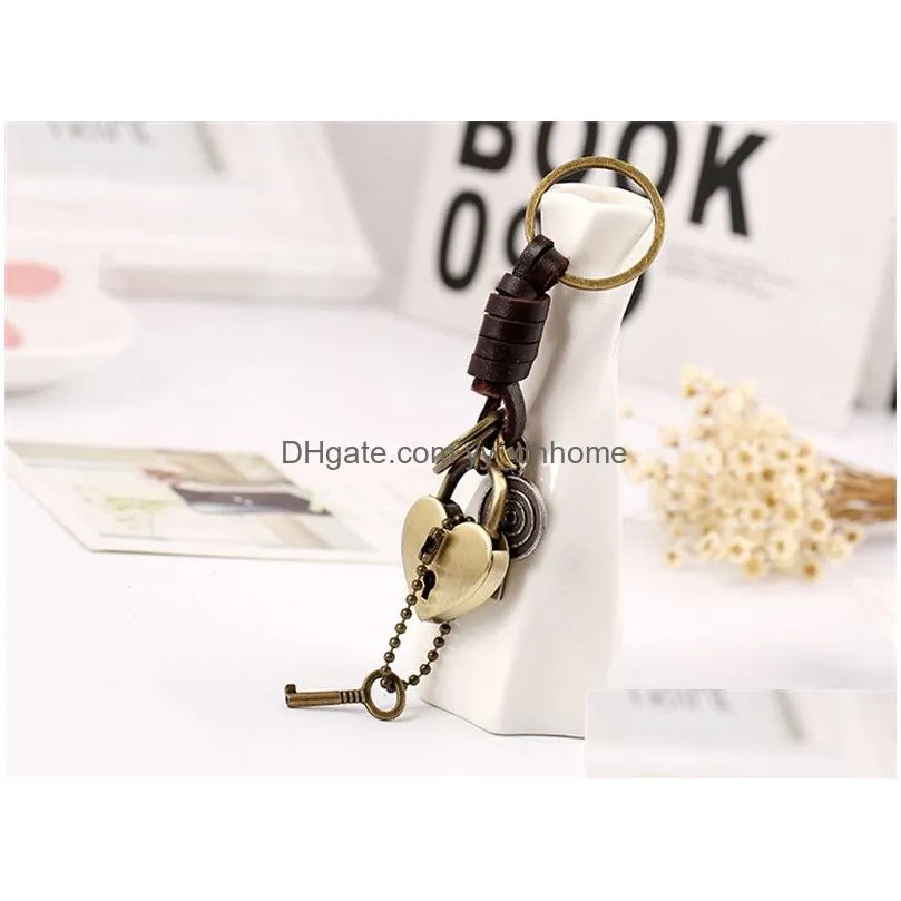 heart key ring antique silver letter tag keychain holders bag hangs fashion jewelry drop ship