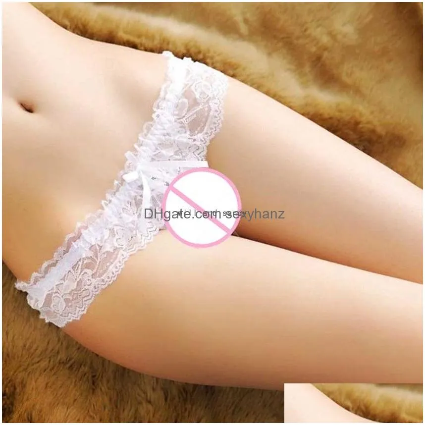 sexy open crotch g string underwears floral see through women panties briefs ruffles crotchless lingeries thongs t back clothes