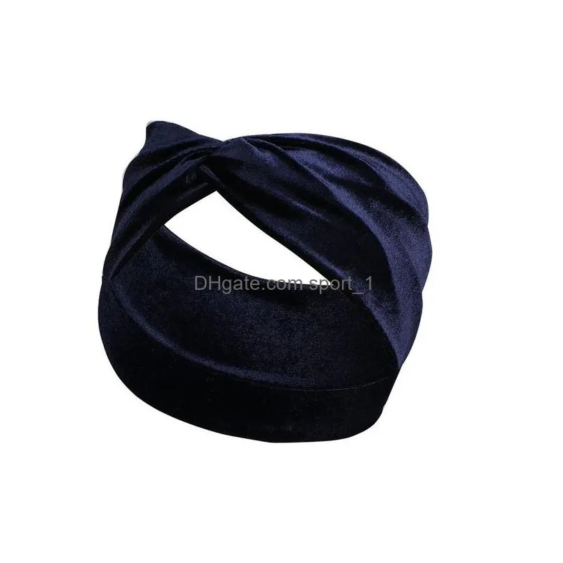 solid color cross tie headbands soft bowknot sports yoga stretch wrap hairband hoops for women fashion will and sandy