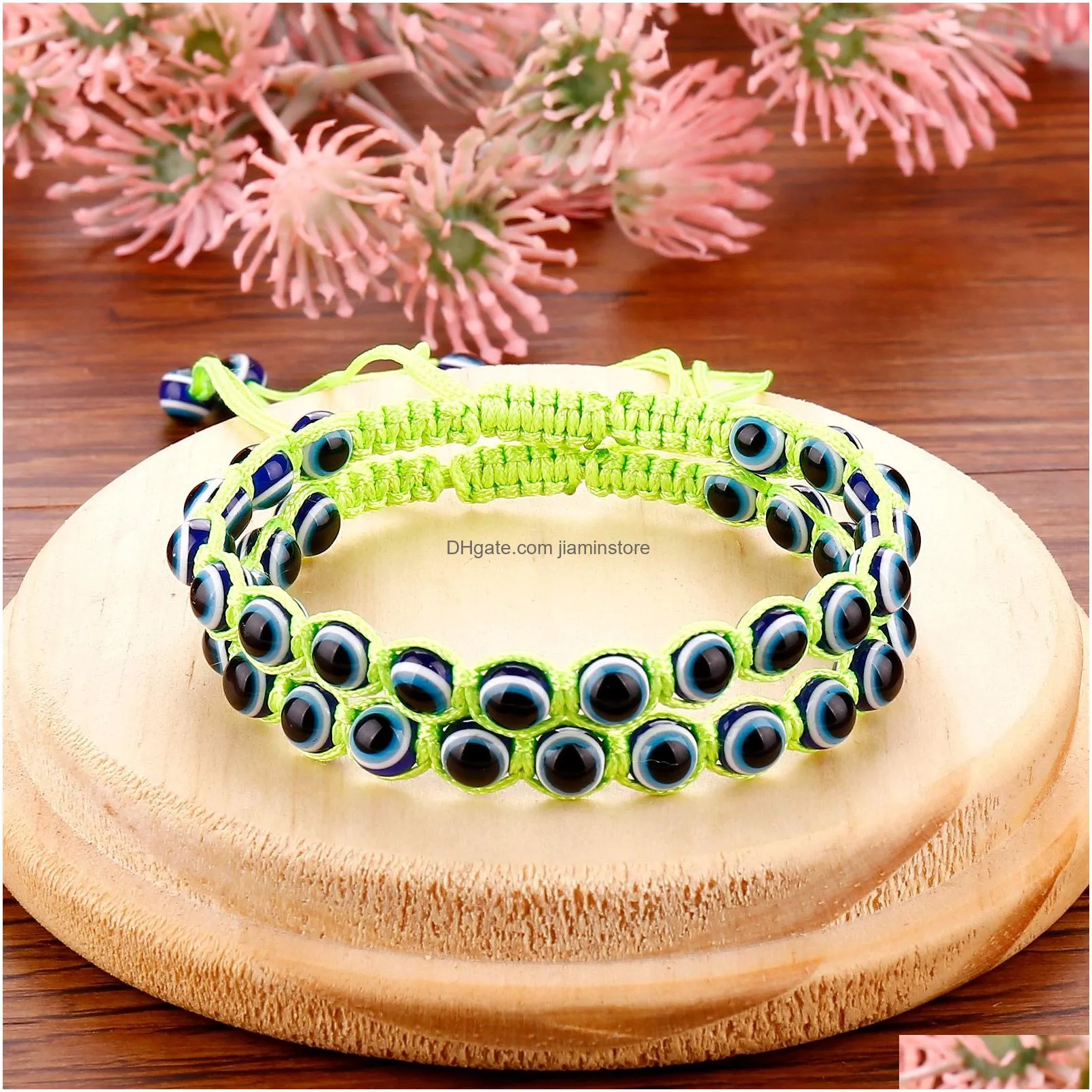 handmade turkish lucky evil blue eye bracelets for women men blue eyes braided red rope lucky bracelet friendship jewelry