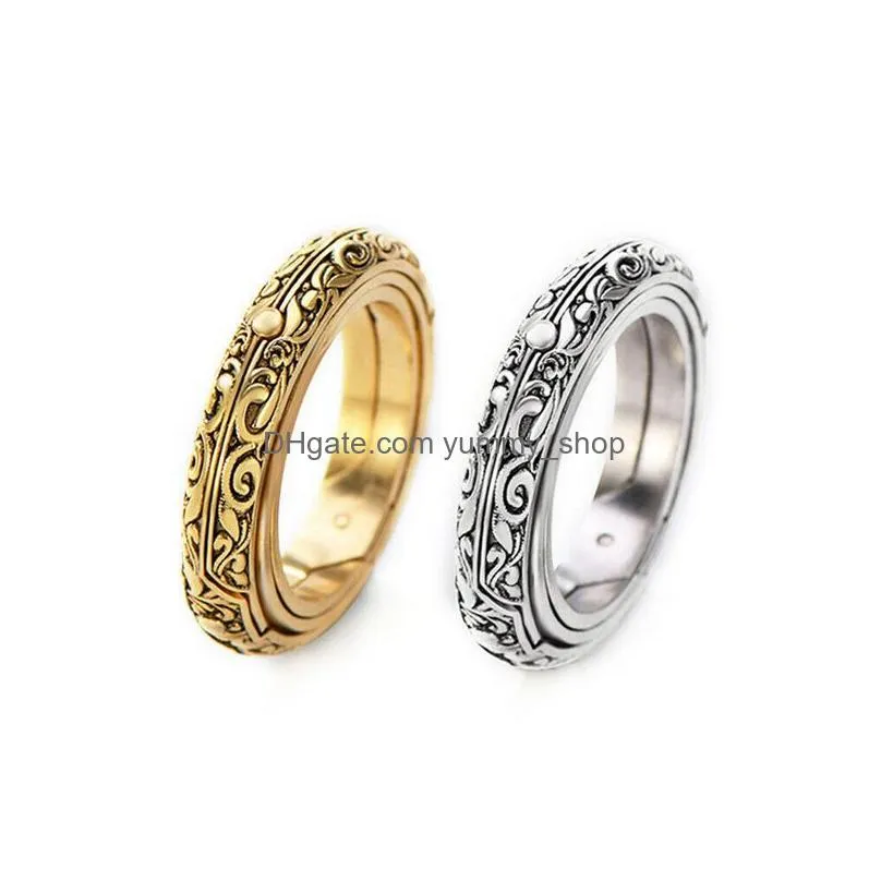 astronomical ball ring overturn fold astroscope ring silver gold forever love mens rings fashion jewelry women rings