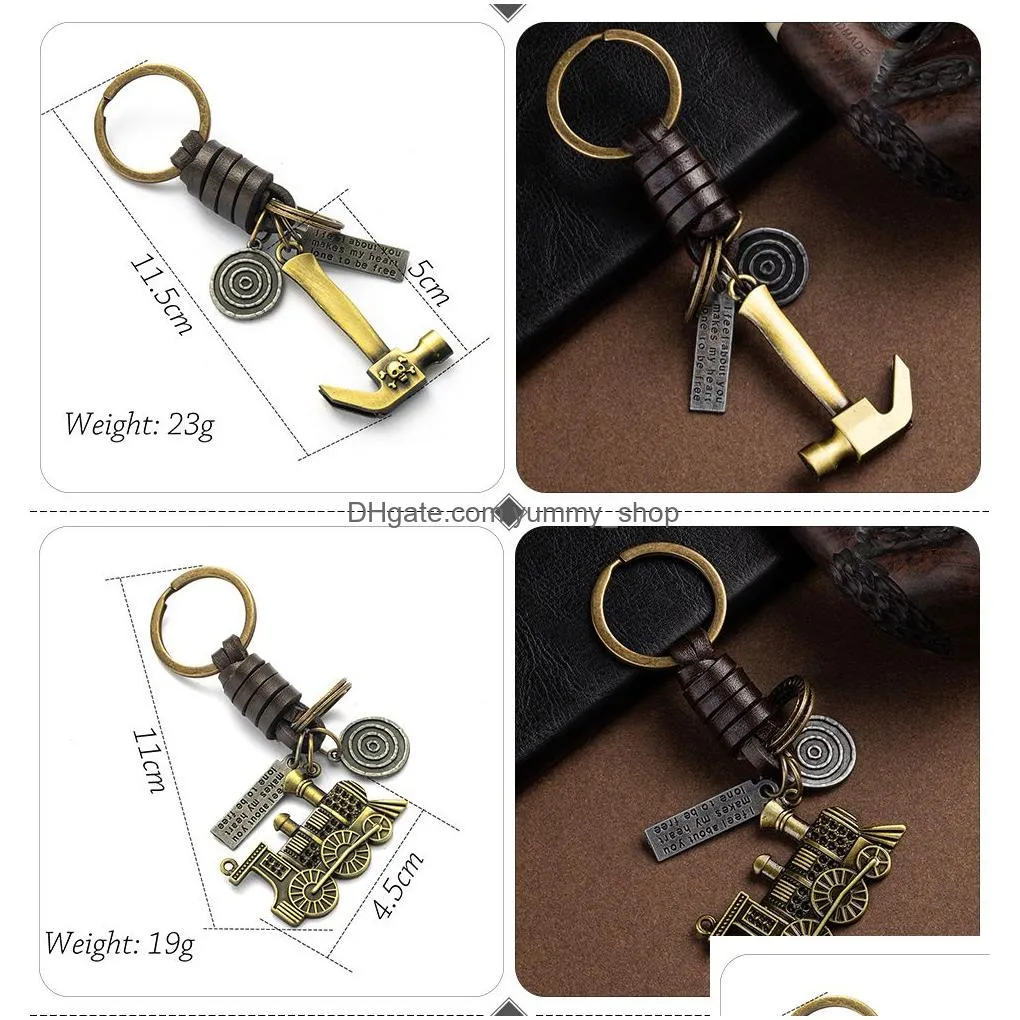 fashion car keychains lovers couple keychain bags music guitar elephant skateboard hat bicycle for key ring tags gifts