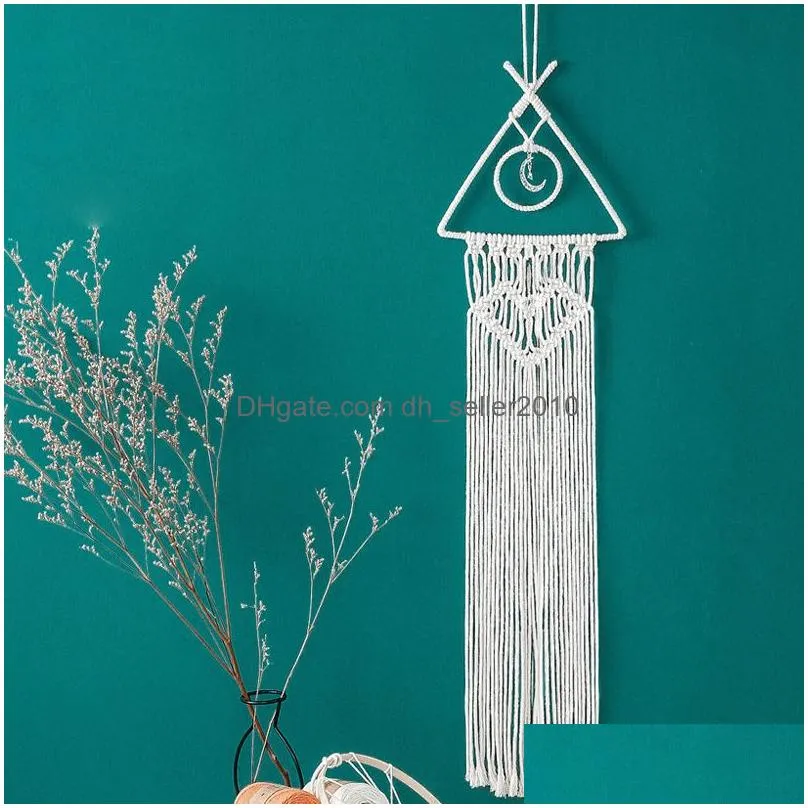 woven macrame wall hanging tapestry home decor for bedroom woven boho tapestry hanging