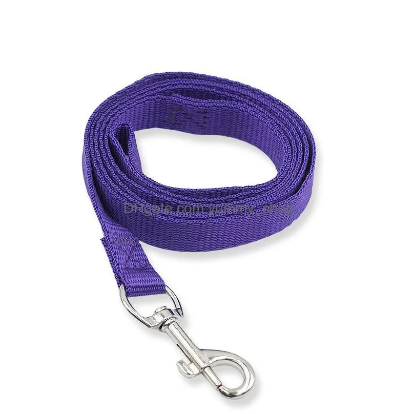 candy color dog leash hook nylon walk dogs training leashes pet supplies will and sandy