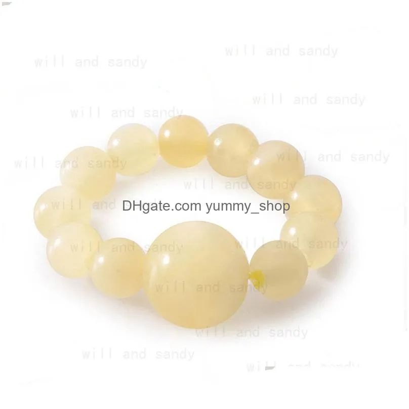 natural stone beads rings elastic rope strand tiger eye rose quartz crytal nail ring for women fashion jewelry