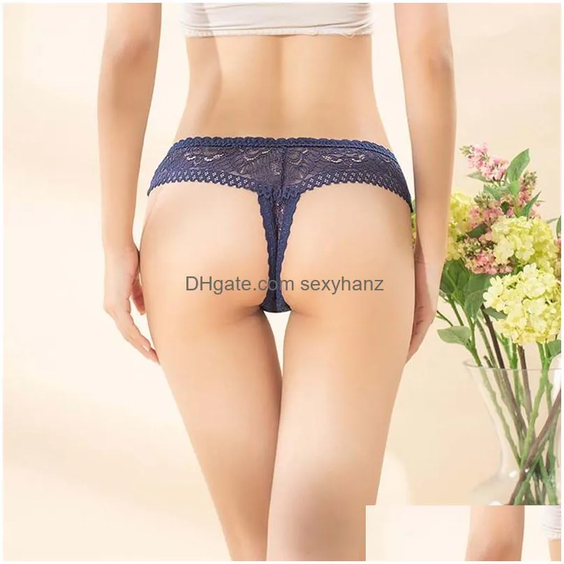 women lace bow panties t back lady underwears g string see through brief thong sexy lingerie underwear clothing