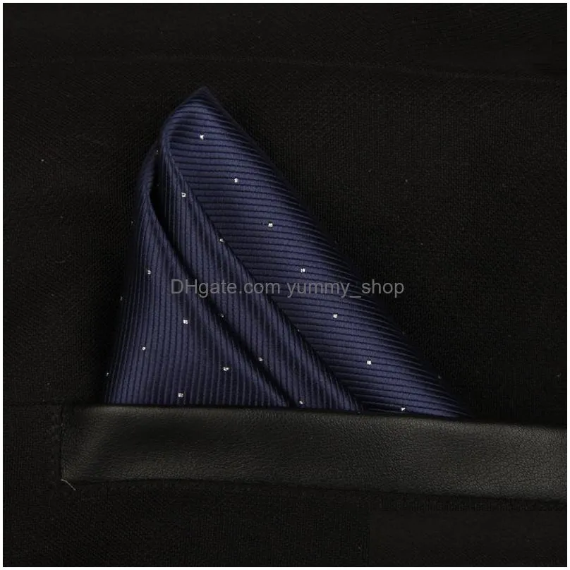  fashion jacquard spot hanky handkerchief kerchief business suit pocket handkerchief fashion accessories christmas gift