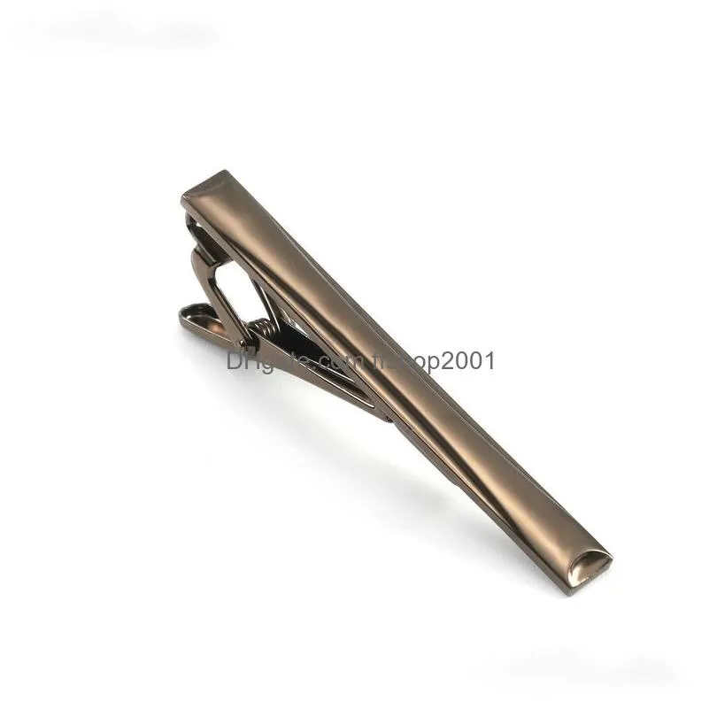 simple stripe tie clips black bar clasp pin for men business suit fashion jewelry will and sandy