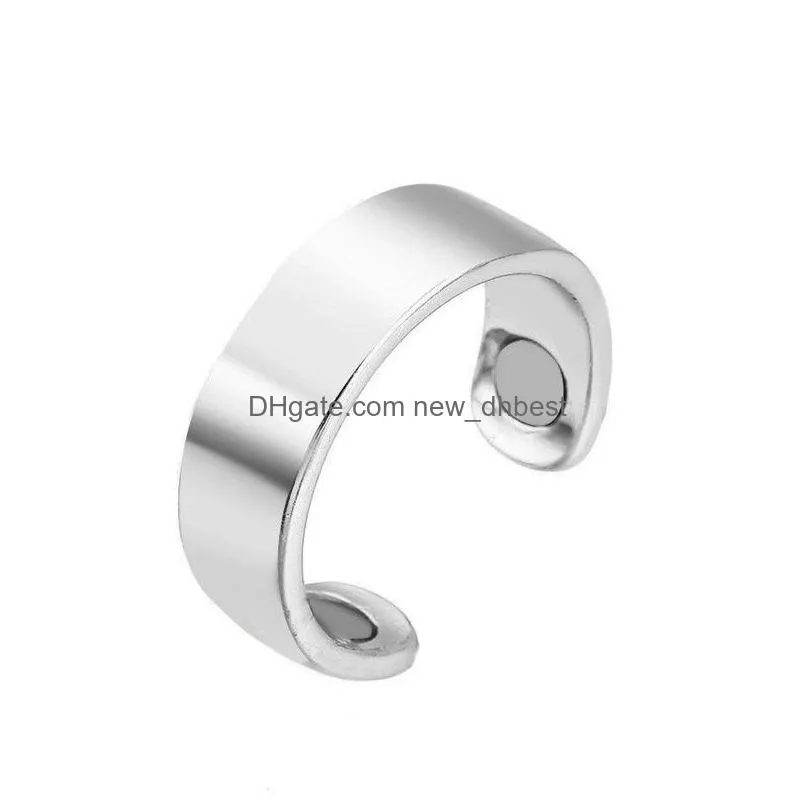 magnetic rings open magnetic therapy magnet ring for women wellness fashion jewelry will and sandy gift