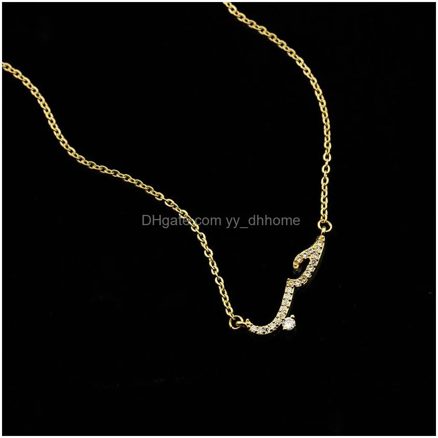 fashion crystal zircon arab style bead pendant necklace for women dainty wedding jewelry rose gold on oval gifts