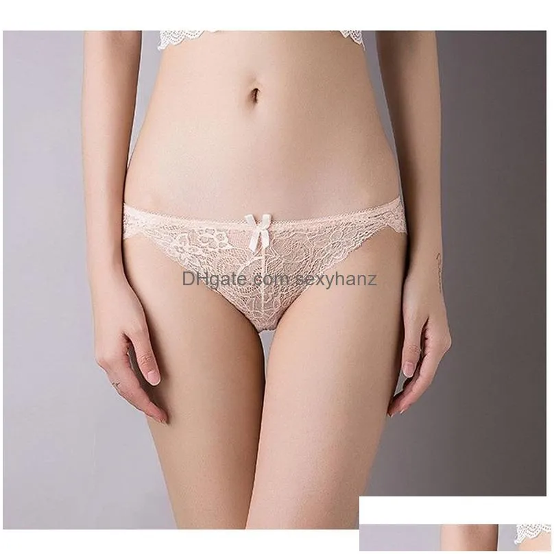 Womens Underwear New Fashion Lingerie Pants Lace Low Waist