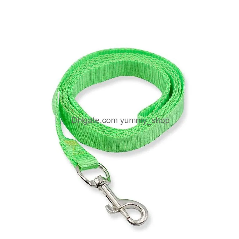 candy color dog leash hook nylon walk dogs training leashes pet supplies will and sandy