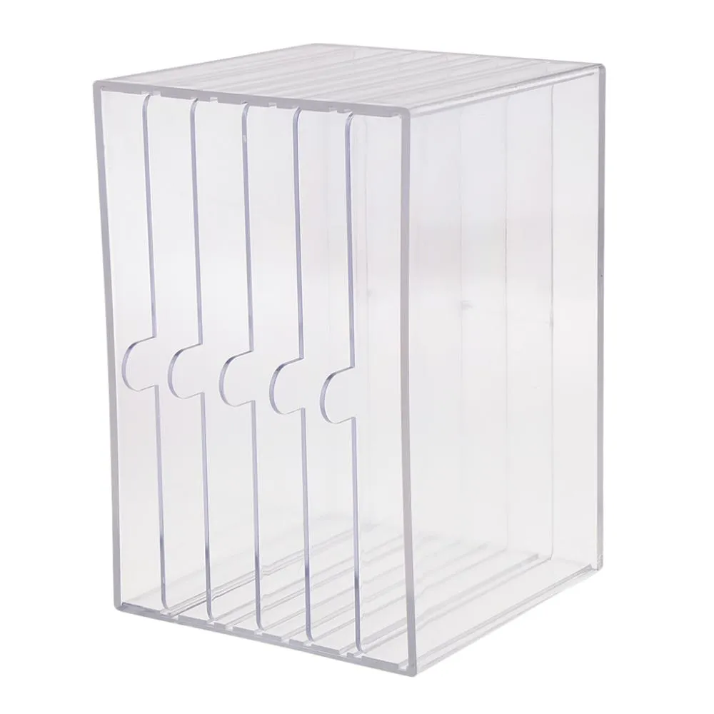 Professional Acrylic Storage Box False Nail Tips Practice Display Stand Holder