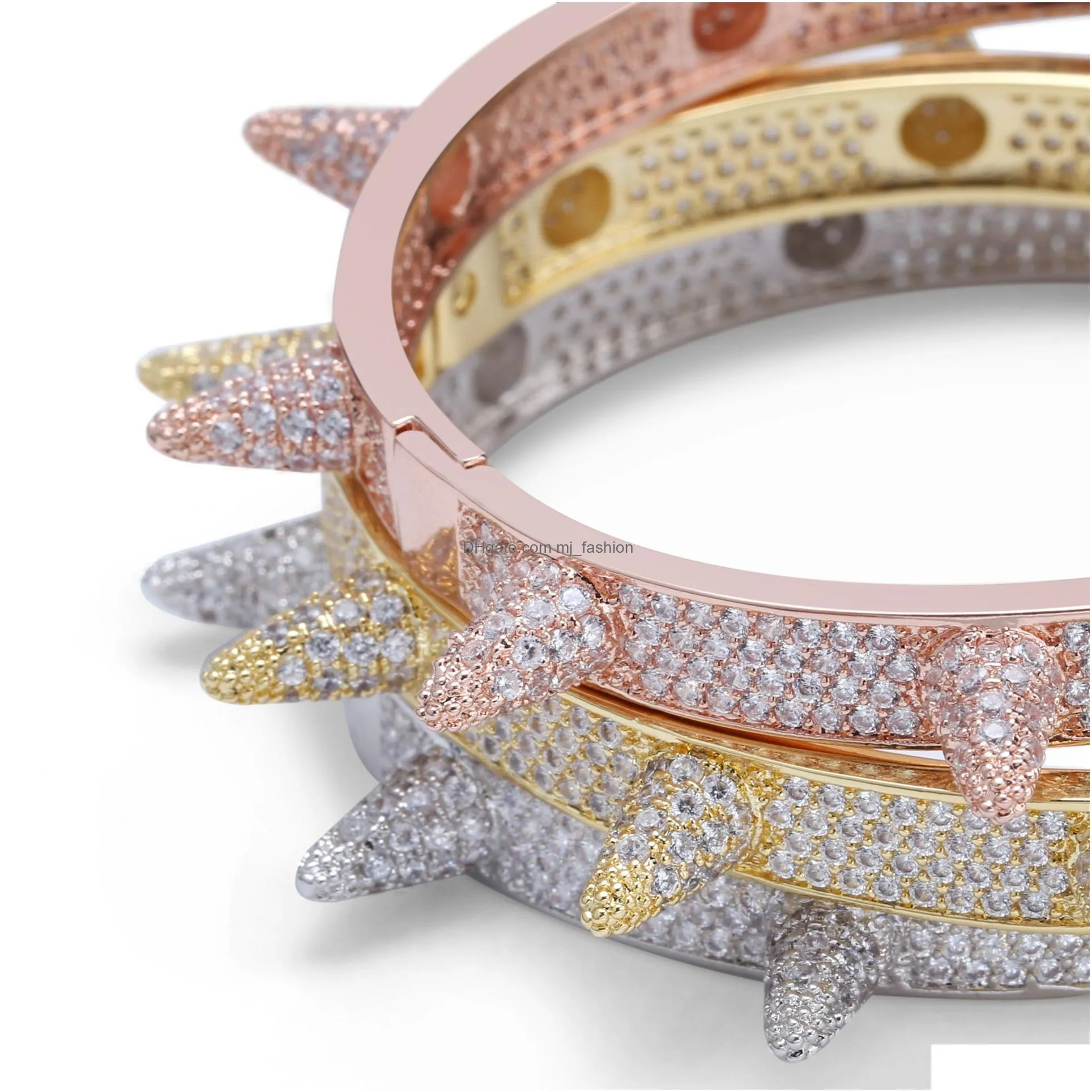 DHgate.com:Gold Plated Cubic Zirconia Stud Bangle Bracelet DHgate.com:Gold Plated Cubic Zirconia Stud Bangle Bracelet