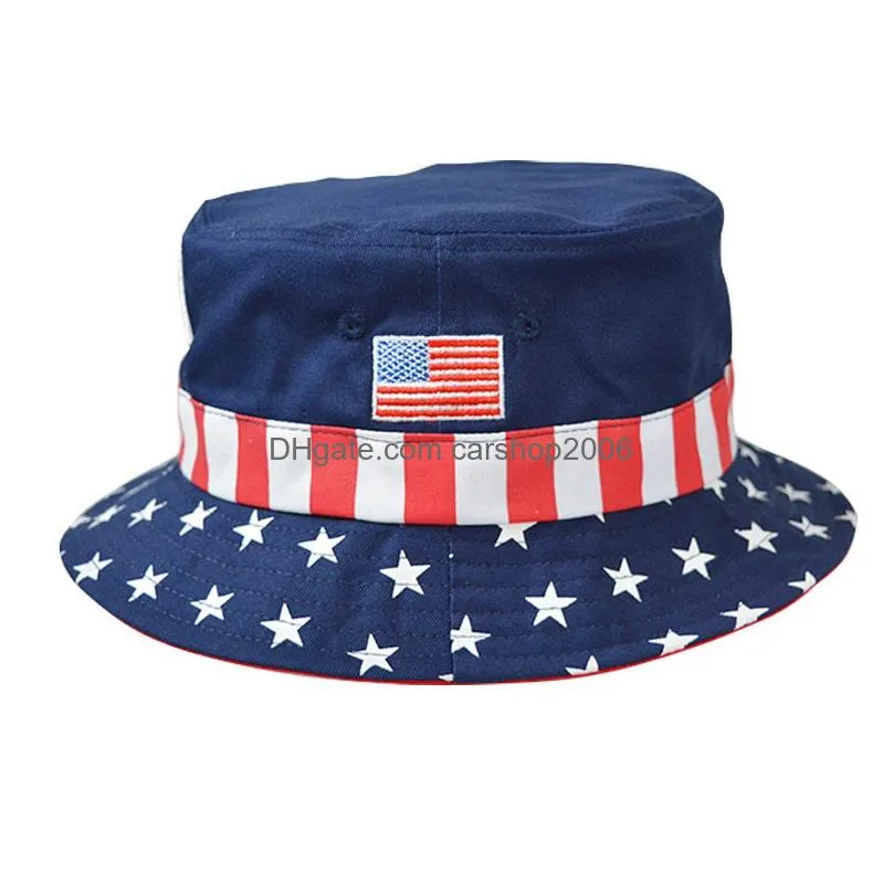 trump 2020 bucket hats travel leisure fisherman hat usa fashion men women flat top wide brim summer cap outdoor sport visor dbc vt0863