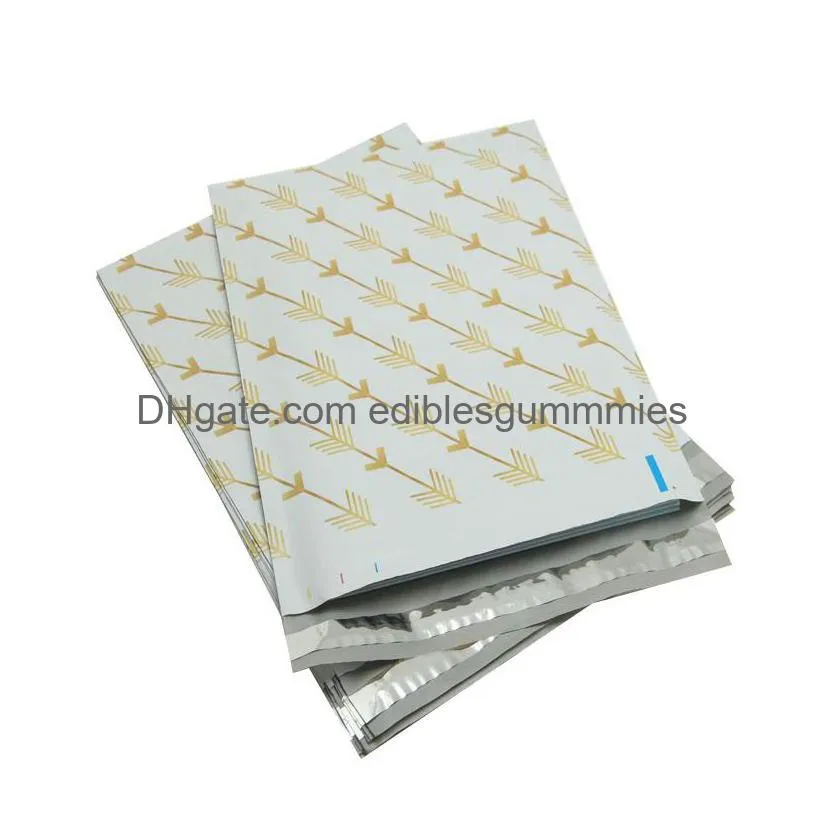 100pcs 10x13inch printed eco pastic mailer 26x33cm postal packaging bags poly mailer self seal envelopes storage bags1