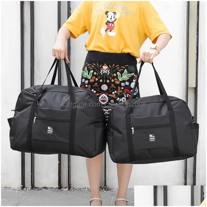 32l large capacity luggage bag shoulder bag oxford cloth travel trolley luggage bag hand bags clothes storage pouch organizer bags