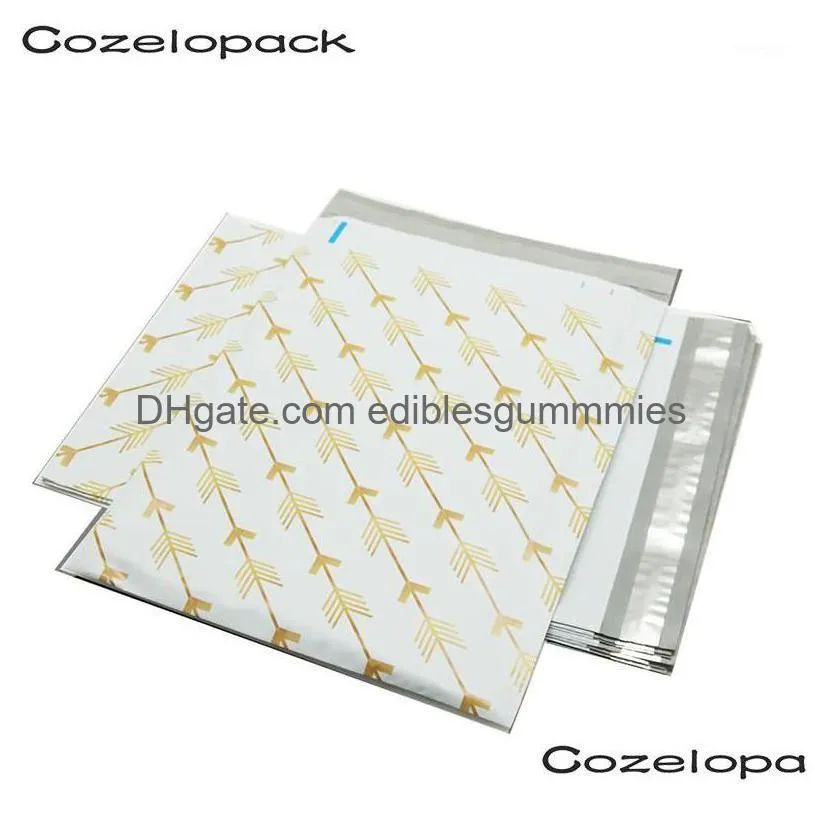 100pcs 10x13inch printed eco pastic mailer 26x33cm postal packaging bags poly mailer self seal envelopes storage bags1