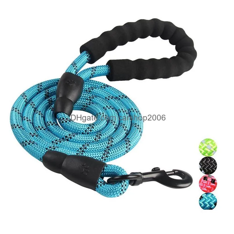 pet supplies dog leash for small large dogs leashes reflective dog leash rope pets lead dog collar harness nylon running leashes dbc