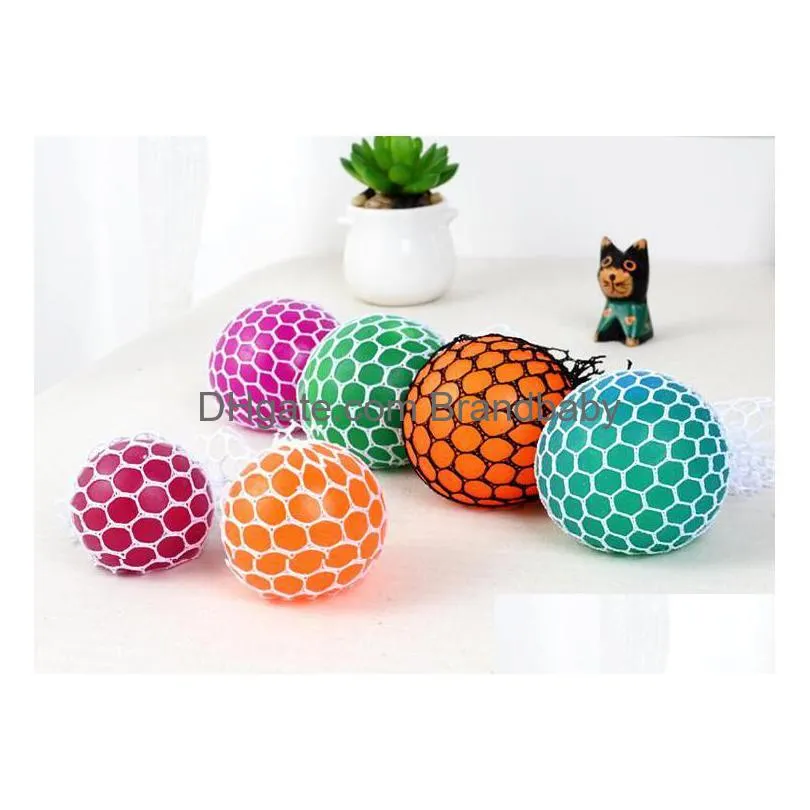 anti stress mesh face reliever grape ball autism mood squeeze relief healthy toy funny gadget vent decompression toys gifts