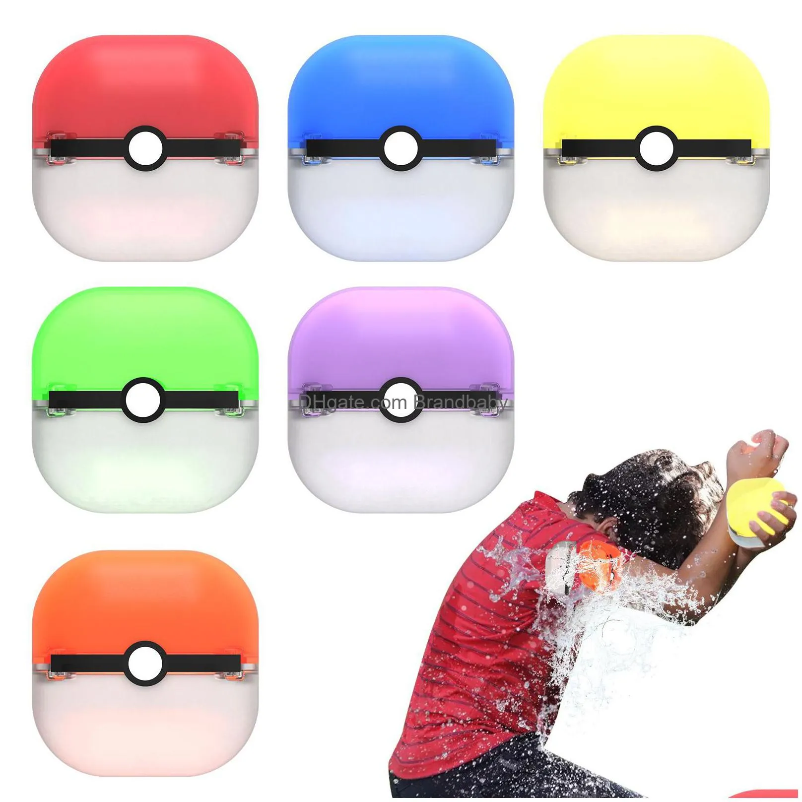 swimming pools stress relief silicone water balloons quick fill self sealing refillable water explosion ball decompression toy