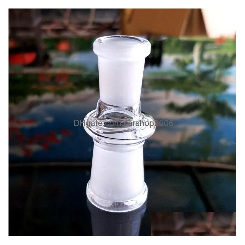 14mm 18mm glass slide converter 8 type male to female converts thick glass adapter standard for water pipe oil rig vt0156