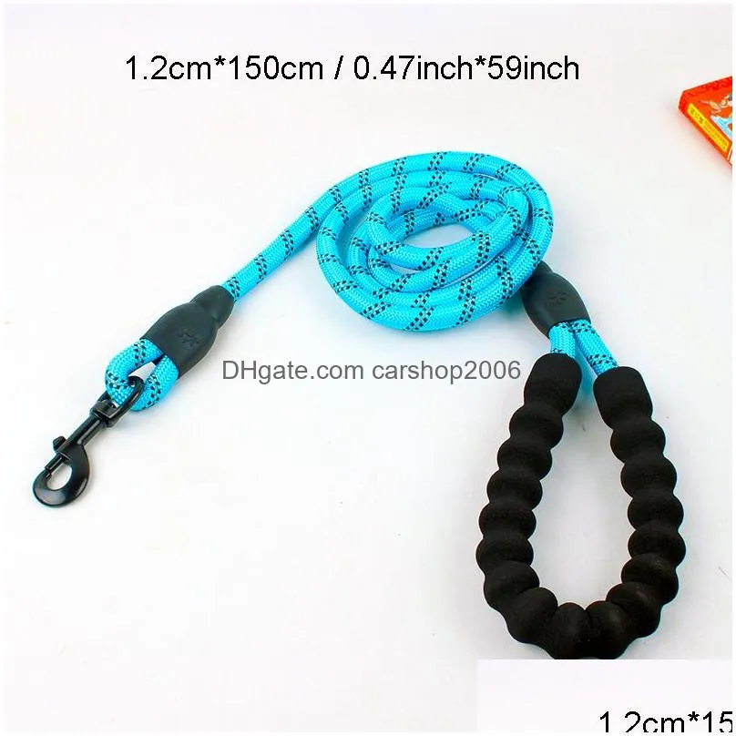 pet supplies dog leash for small large dogs leashes reflective dog leash rope pets lead dog collar harness nylon running leashes dbc