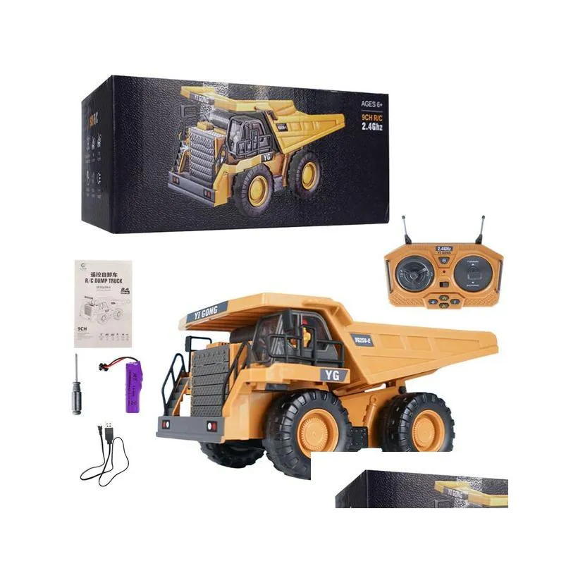 electricrc car 1 20 excavator 24g remote control engineering vehicle crawler multifunctional toys for boys kid dumper children gifts