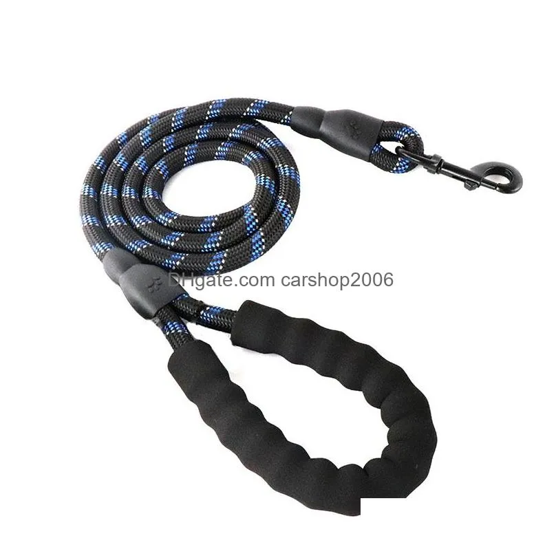 pet supplies dog leash for small large dogs leashes reflective dog leash rope pets lead dog collar harness nylon running leashes dbc