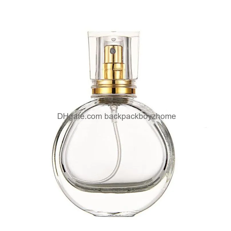 25ml refillable glass spray perfume bottle glass atomizer bottles packing bottles empty cosmetic container travel care perfume bottle
