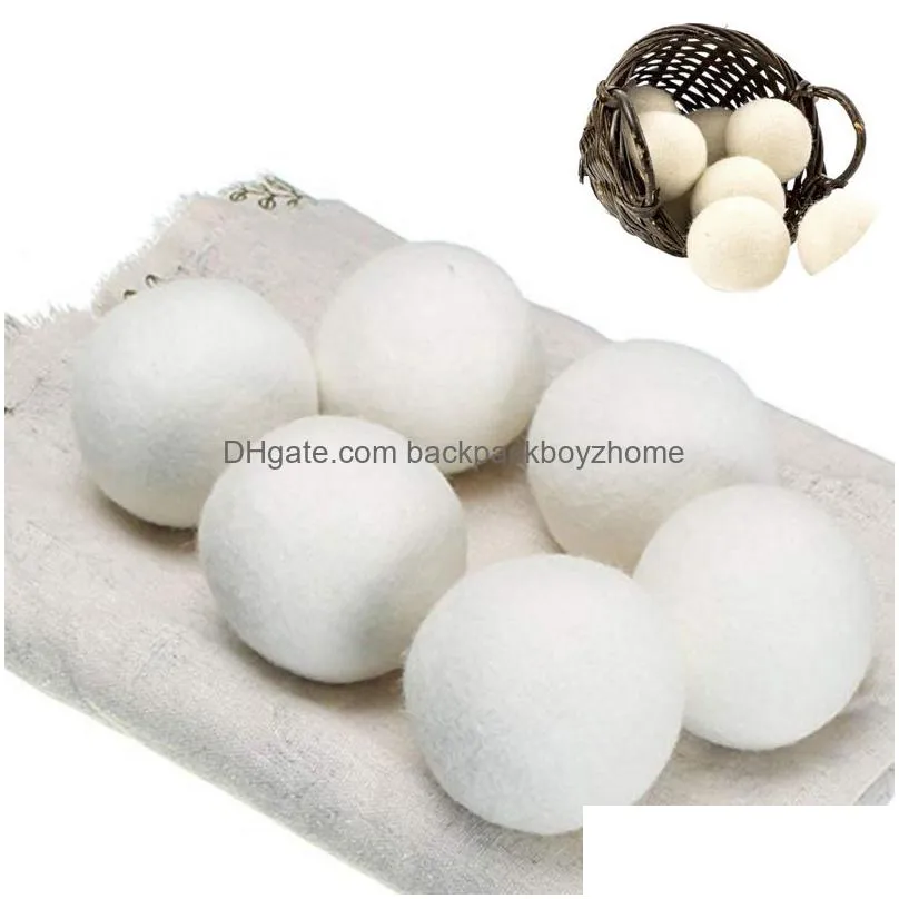 reusable wool dryer balls premium laundry products natural fabric softener static reduces helps dry laundrys quicker