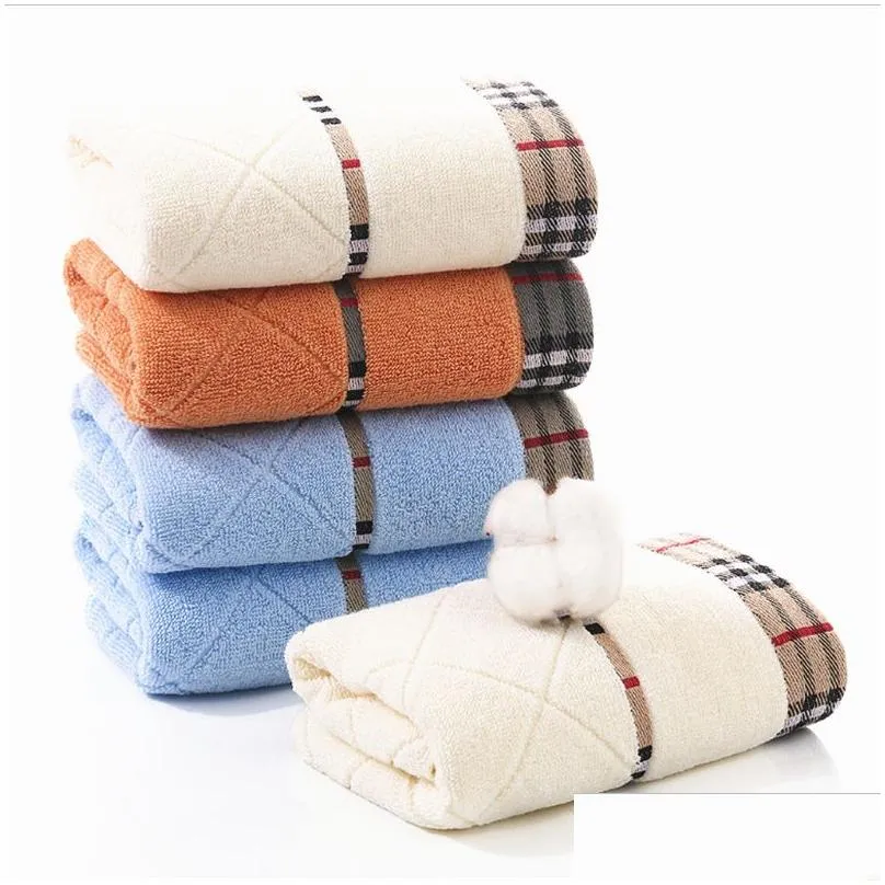 pure cotton super absorbent large towel 34x75cm thick soft bathroom towels comfortable