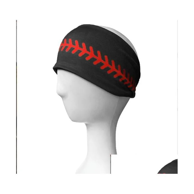 titanium sport accessories stitches baseball sports headband women men softball football team hair bands sweat headbands yoga fitness scarf sport towel 20
