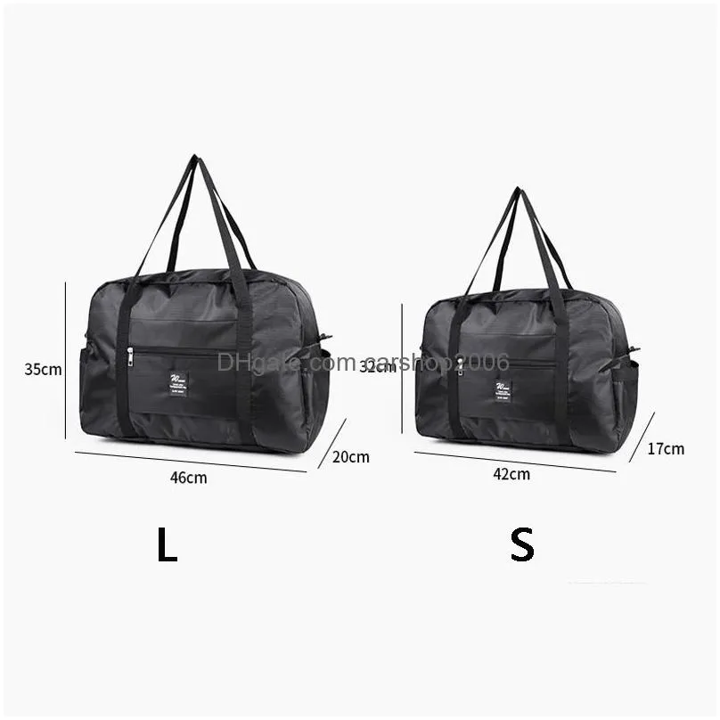 32l large capacity luggage bag shoulder bag oxford cloth travel trolley luggage bag hand bags clothes storage pouch organizer bags