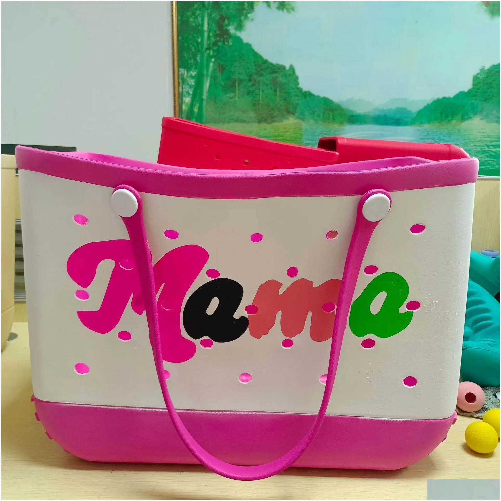 waterproof woman eva tote large shopping basket bags washable beach silicone bogg bag purse eco jelly candy lady handbags