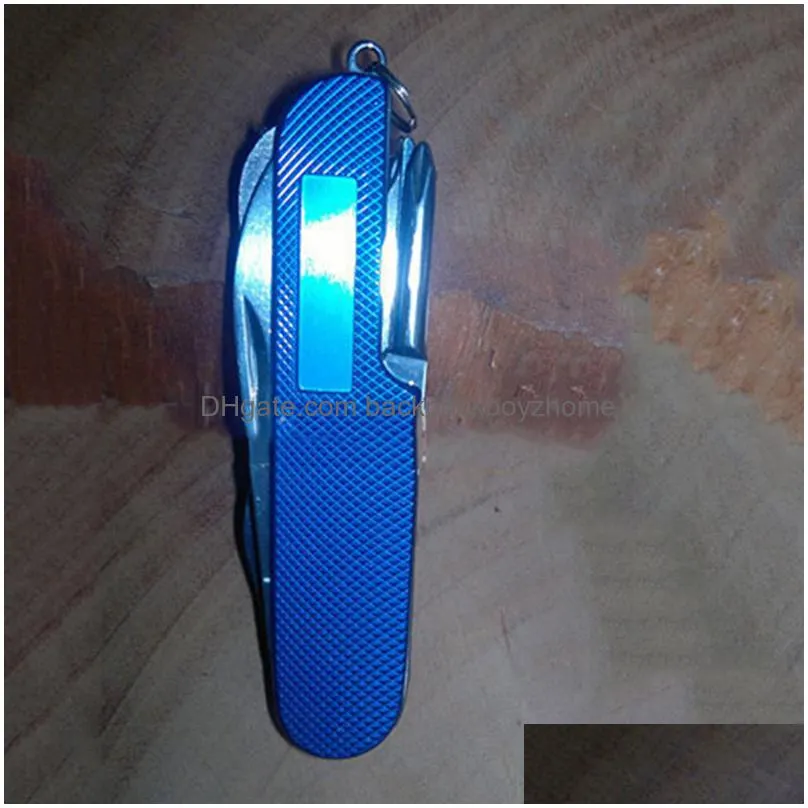 carbon fiber multifunctional folding knife household bottle opener scissors portable outdoor tools creative gift