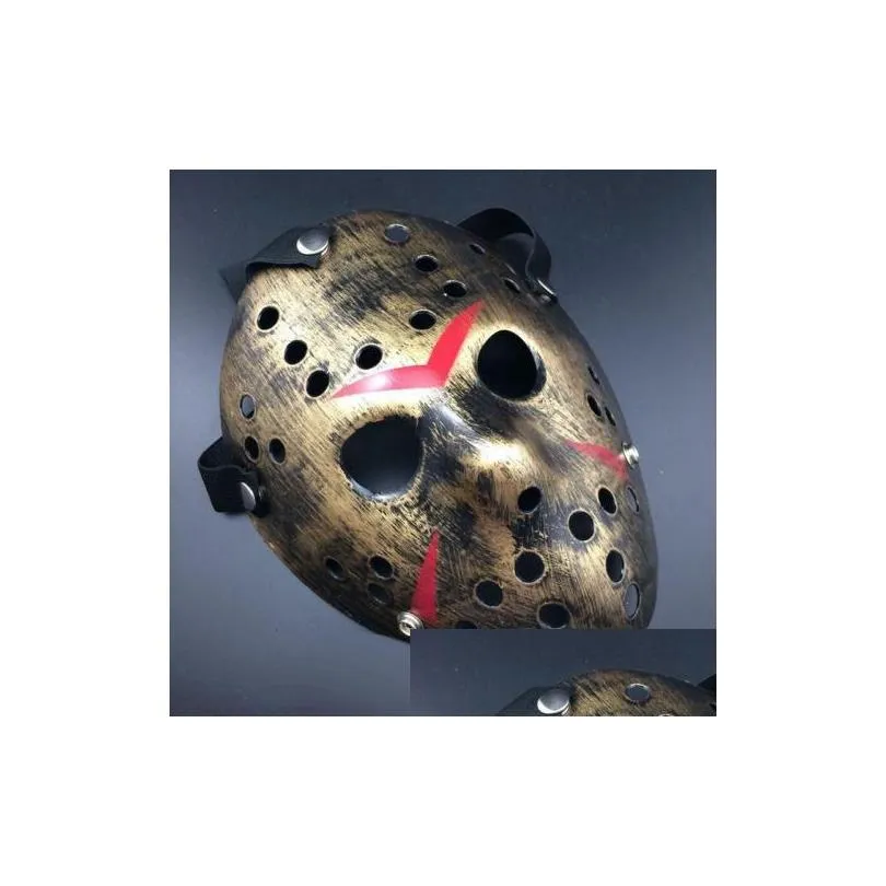 horror cosplay costume friday the 13th part 7 jason voorhees 1 piece costume latex hockey mask vorhees